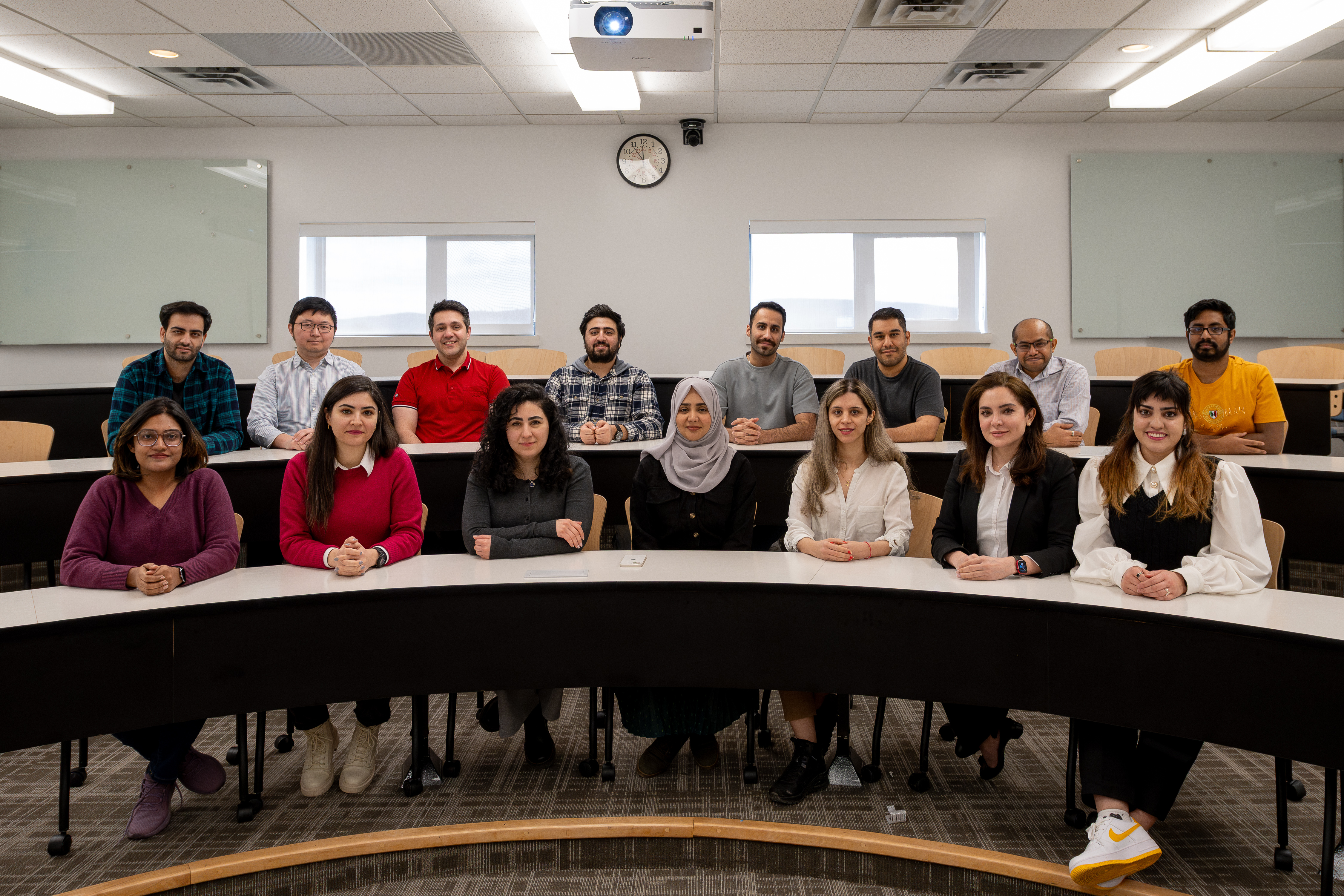 A photo of the students who participated in the first offering of the Research Mobilization Fellowship program.